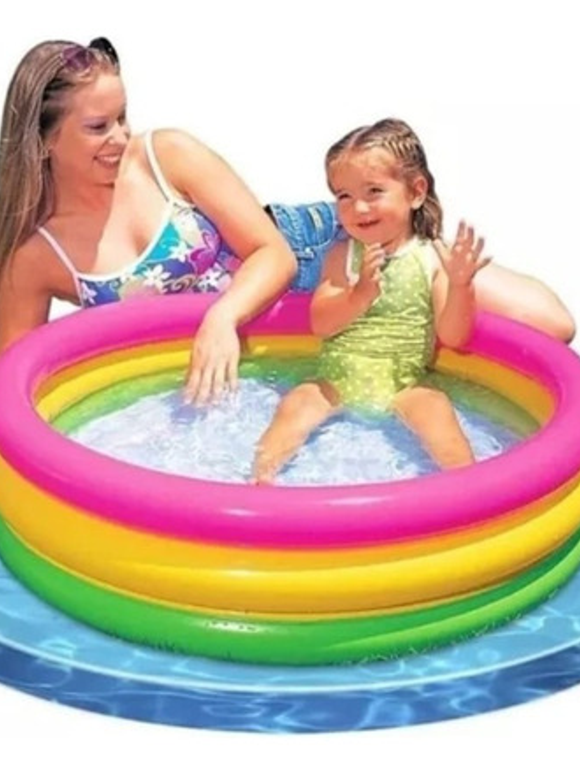 Piscina Inflable Redonda Para Niños 3 Anillos / Verano! 3