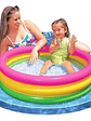 Piscina Inflable Redonda Para Niños 3 Anillos / Verano! - Miniatura 3