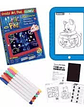 Bloc Pizarra De Dibujo Mágico Luz Led + Plumones. Niños - Miniatura 3