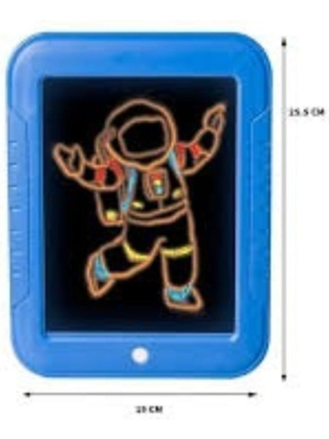 Bloc Pizarra De Dibujo Mágico Luz Led + Plumones. Niños 4