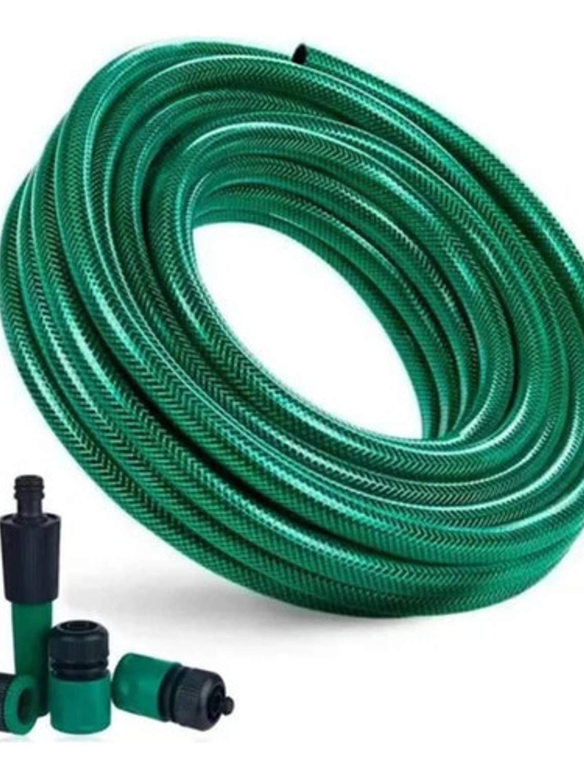 Manguera Reforzada 1/2 Pulgada 30 Mts Mas Pistola Y Acoples 1