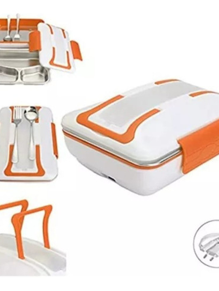 Lonchería Eléctrica Tapper Portátil Premium Acero 2