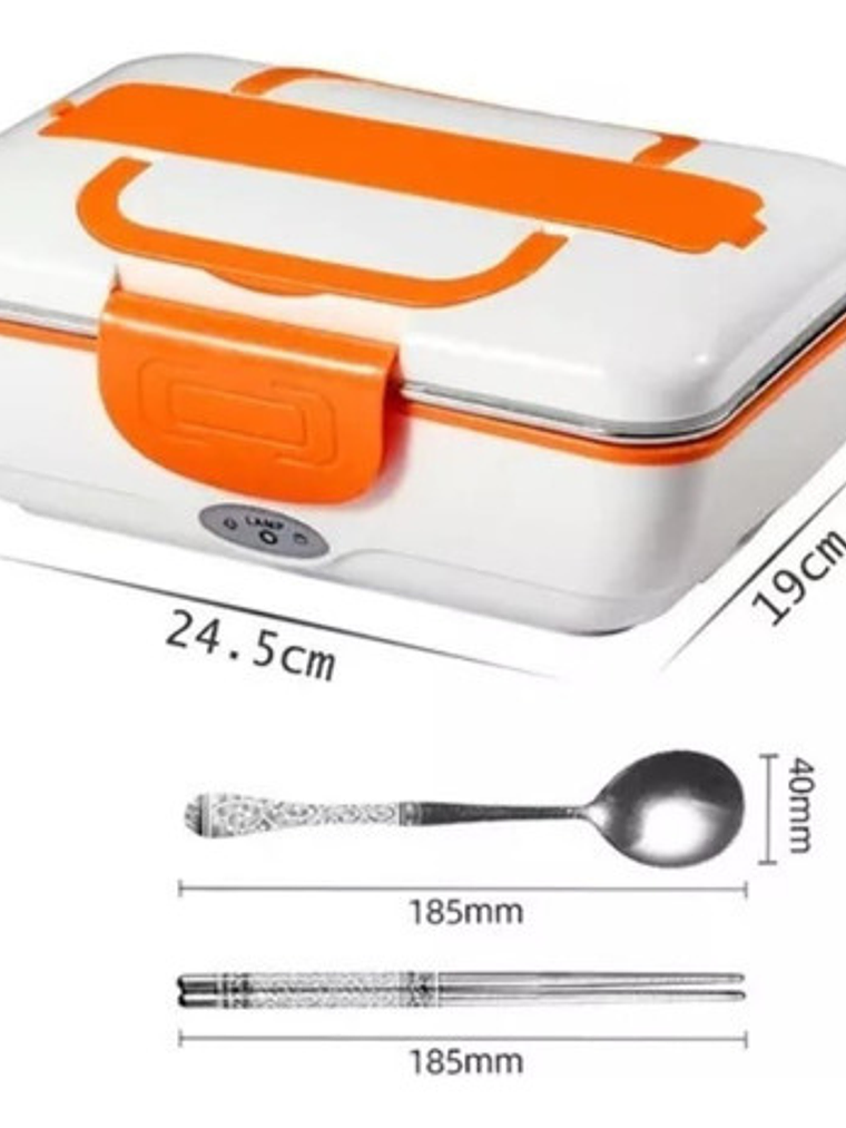 Lonchería Eléctrica Tapper Portátil Premium Acero 3