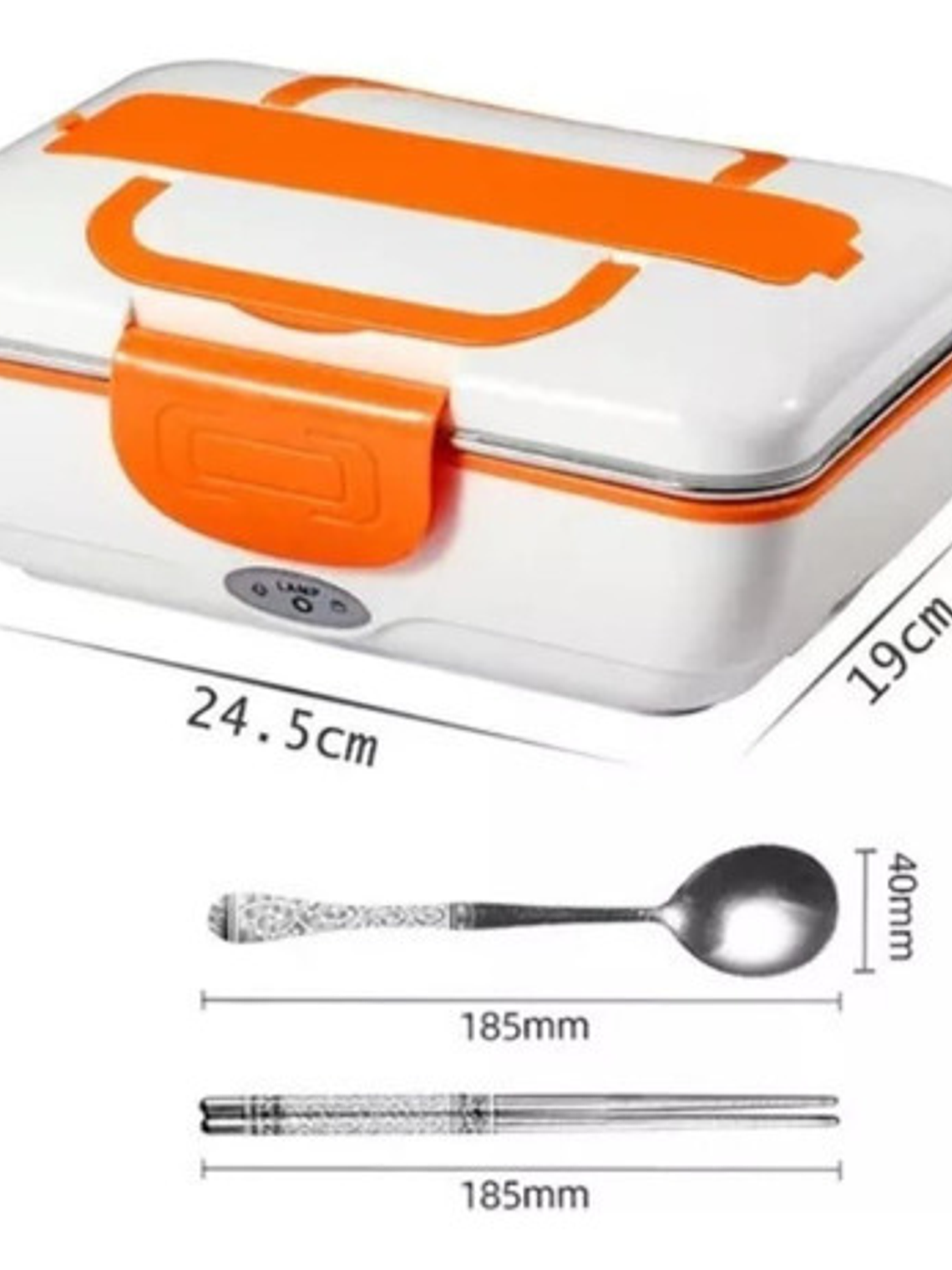 Lonchería Eléctrica Tapper Portátil Premium Acero 5