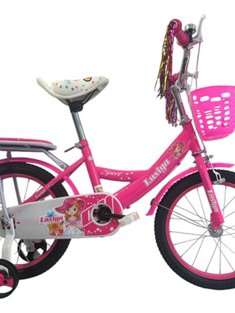 Bicicleta Aro 16  Para Niñas Color FUCSIA 1