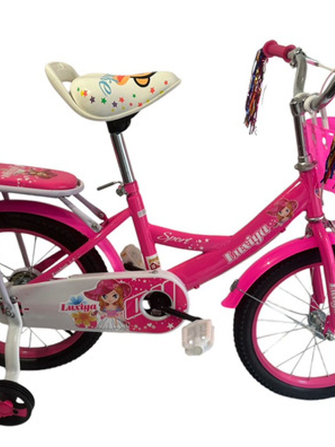 Bicicleta Aro 16  Para Niñas Color FUCSIA 6