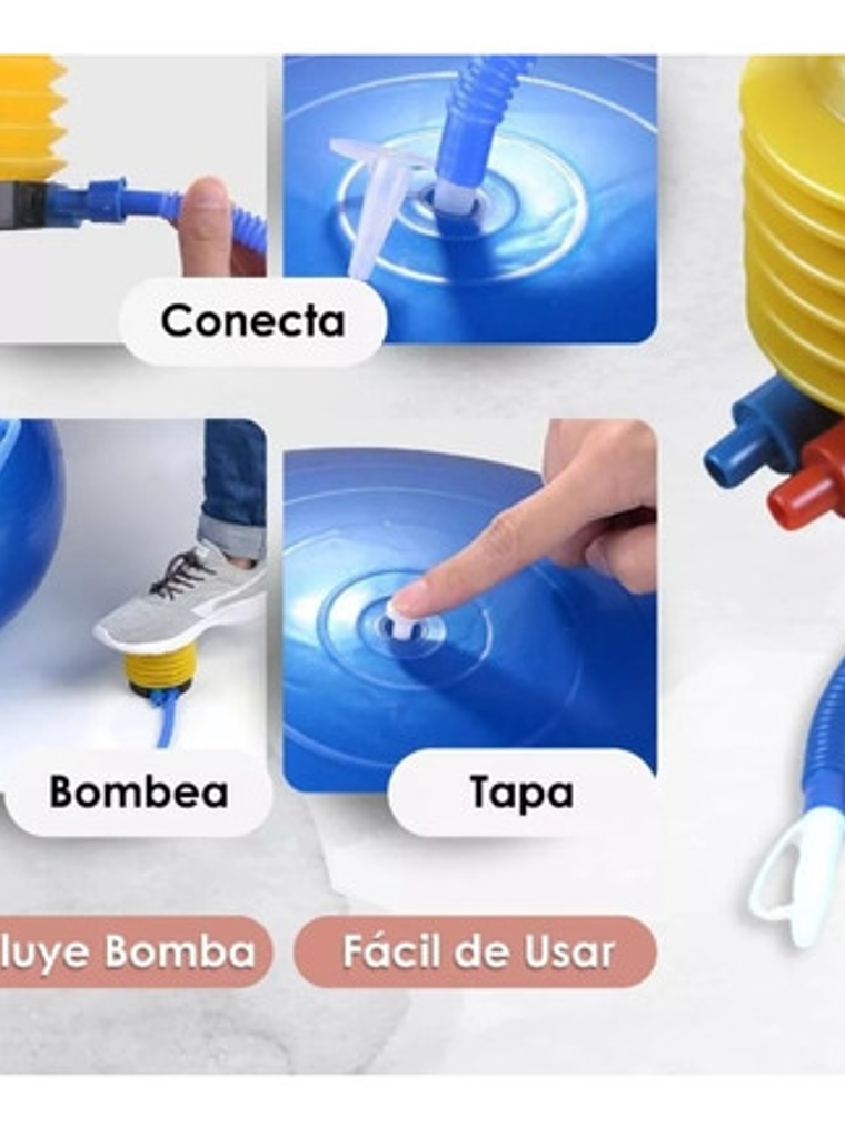 Pelota De Yoga Con Bombin 75 Cm 4