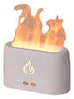  Humidificador Efecto Flama Esencias Aceite Color Blanco - Miniatura 2