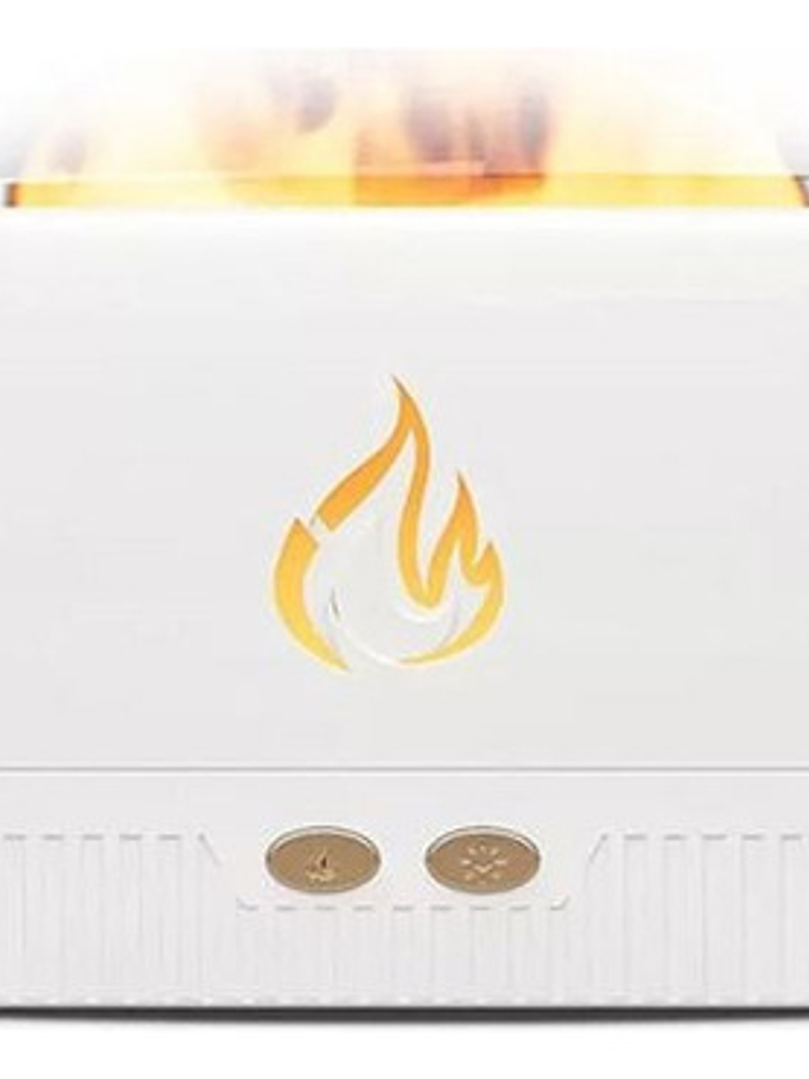  Humidificador Efecto Flama Esencias Aceite Color Blanco 3