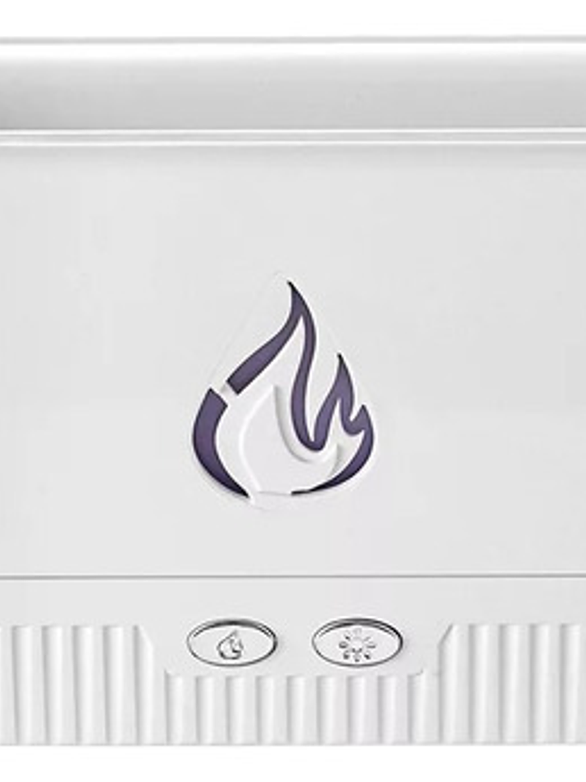  Humidificador Efecto Flama Esencias Aceite Color Blanco 4