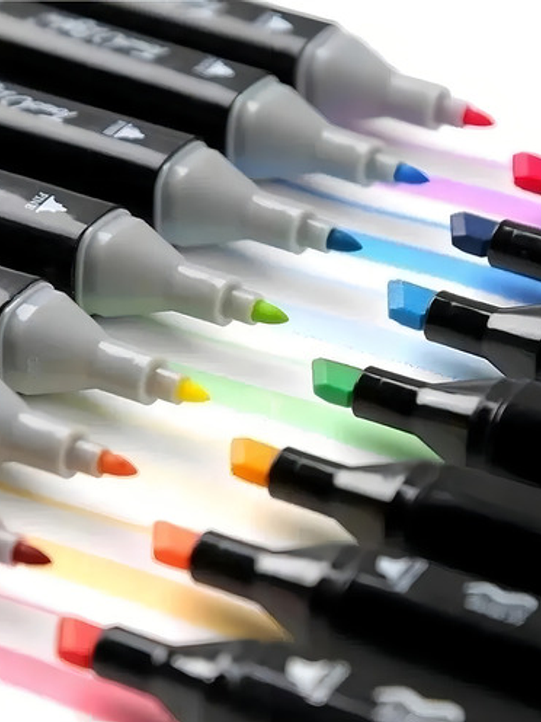 Set 80 Plumones Para Pintar Doble Punta 3