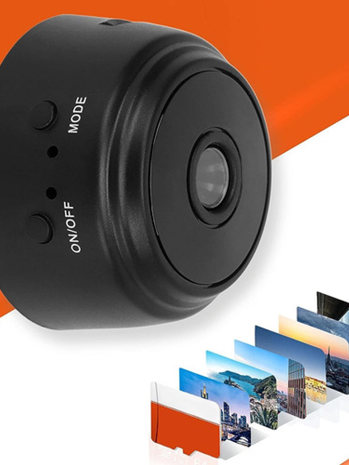 Cámara De Seguridad Shenzhen A9 Mini Con Resolución 1080p Color Negro 2