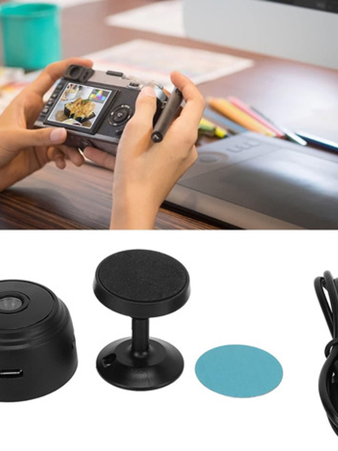 Cámara De Seguridad Shenzhen A9 Mini Con Resolución 1080p Color Negro 4