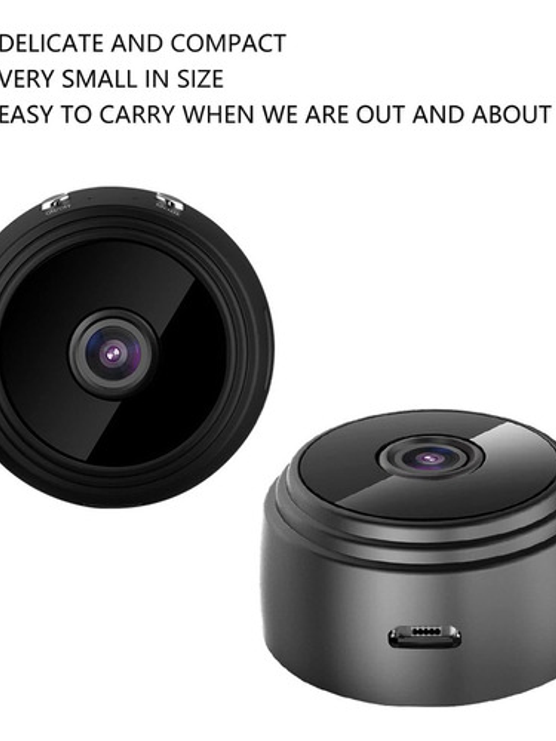 Cámara De Seguridad Shenzhen A9 Mini Con Resolución 1080p Color Negro 5