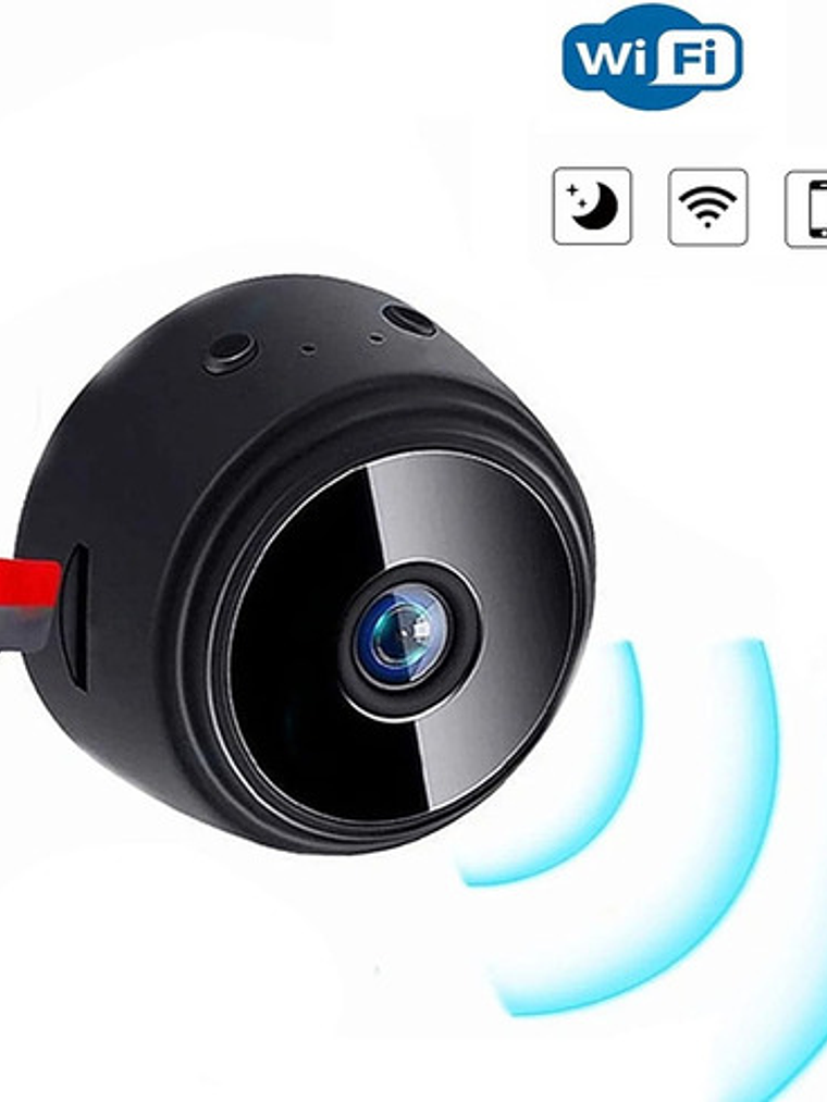 Cámara De Seguridad Shenzhen A9 Mini Con Resolución 1080p Color Negro 7