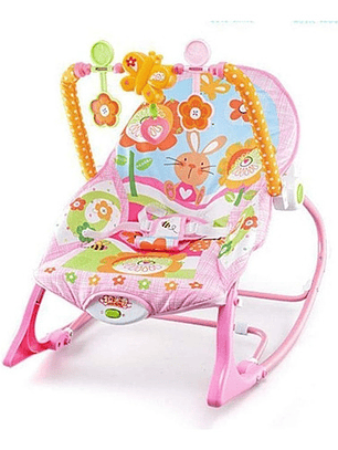 Silla Mecedora Para Bebé Ibaby Infant To Toddler Rocker Rosa