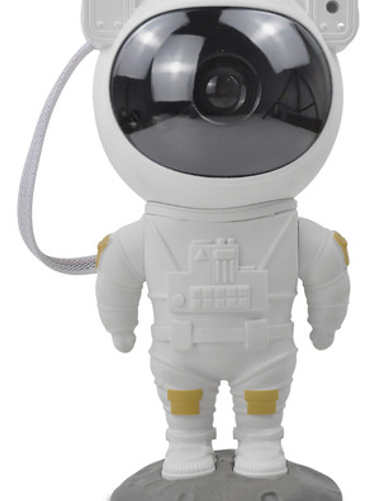 Lampara Mesa Astronauta Proyector Estrellas Galaxia Universo Estructura Blanco 2