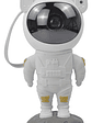 Lampara Mesa Astronauta Proyector Estrellas Galaxia Universo Estructura Blanco - Miniatura 2