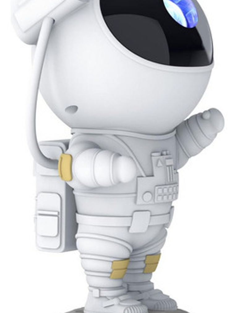 Lampara Mesa Astronauta Proyector Estrellas Galaxia Universo Estructura Blanco 5