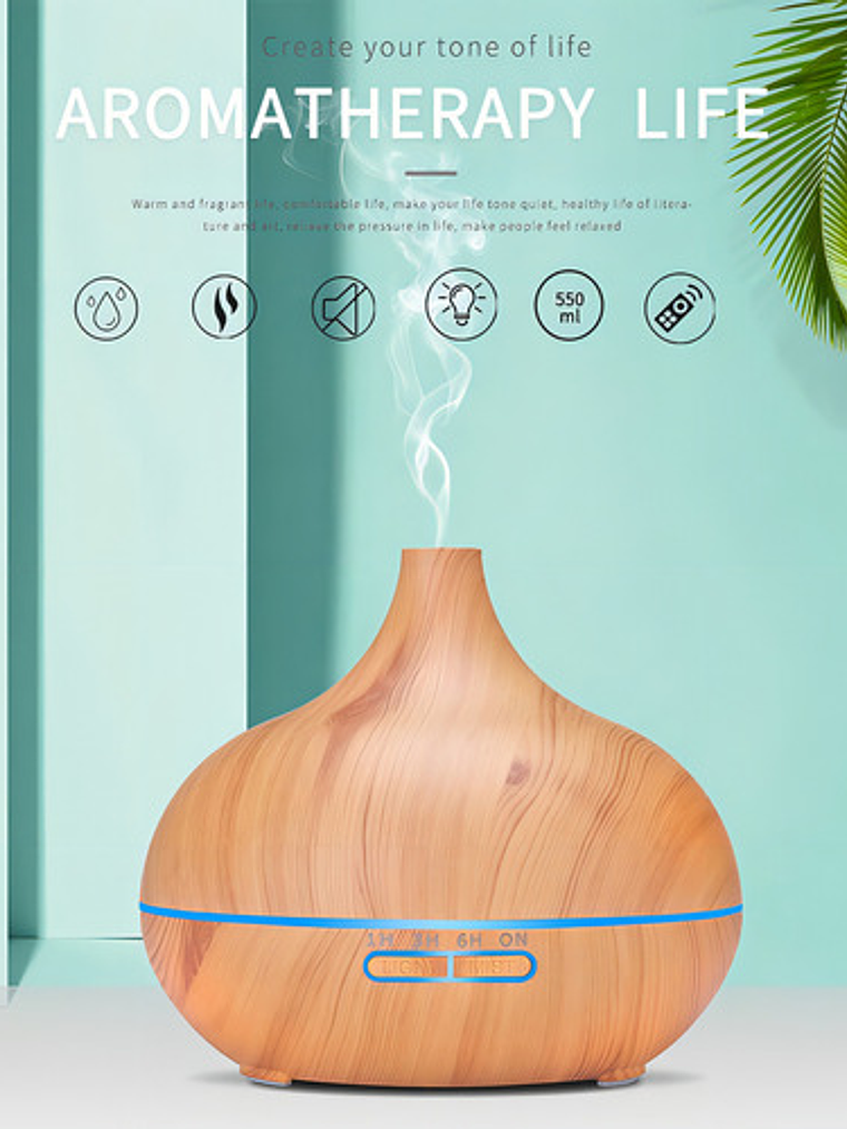 Humidificador Aire 500ml Humidicador Difusor Aire Aromaterapia  3