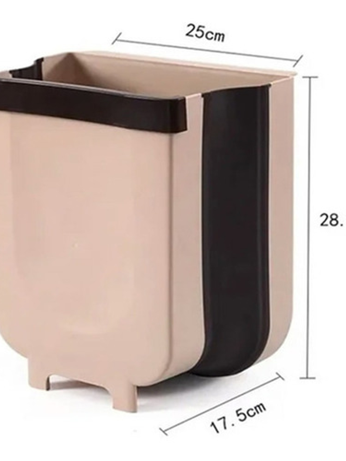 Basurero Plastico Basurero Plegable Basurero Para Cocina Color Marrón 3