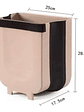 Basurero Plastico Basurero Plegable Basurero Para Cocina Color Marrón - Miniatura 3