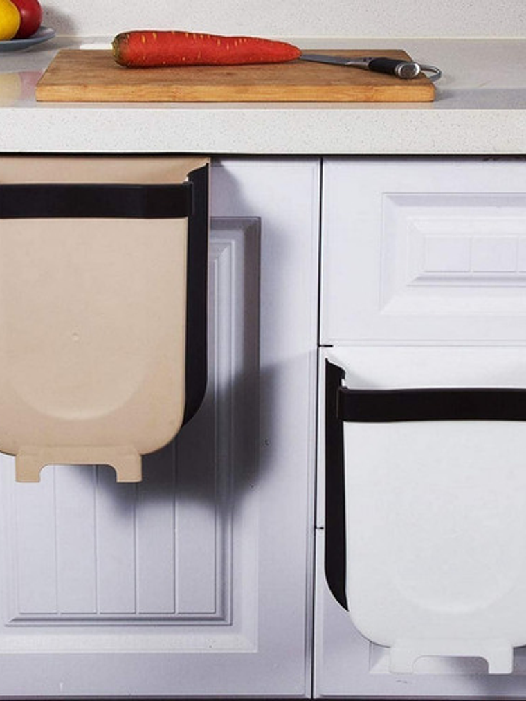 Basurero Plastico Basurero Plegable Basurero Para Cocina Color Marrón 5