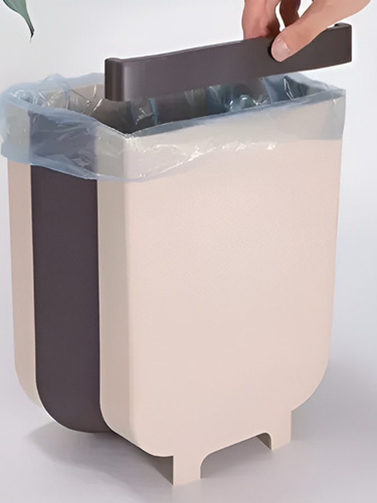 Basurero Plastico Basurero Plegable Basurero Para Cocina Color Marrón 7