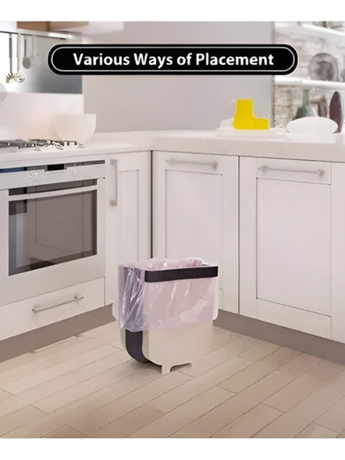 Basurero Plastico Basurero Plegable Basurero Para Cocina Color Marrón 8