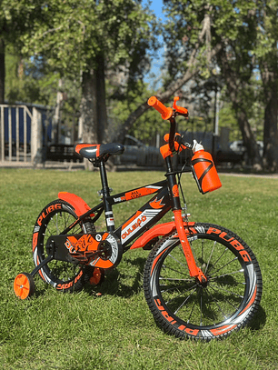 Bicicleta Aro 16 Infantil, Bicicleta naranja