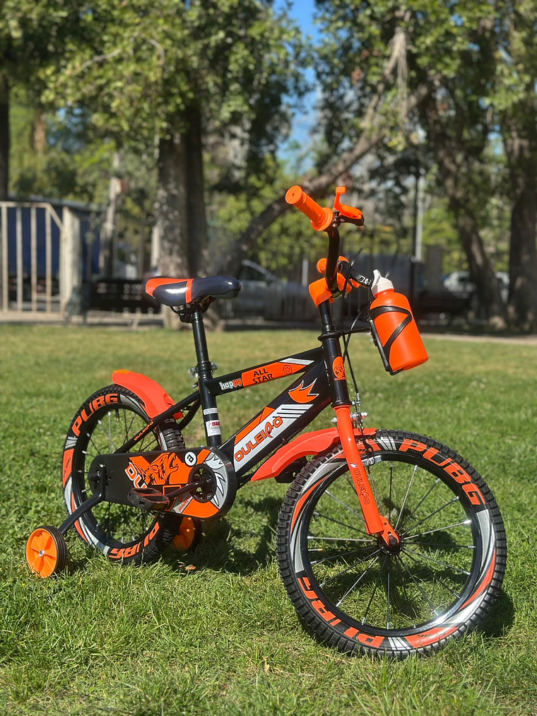 Bicicleta Aro 16 Infantil, Bicicleta naranja 1