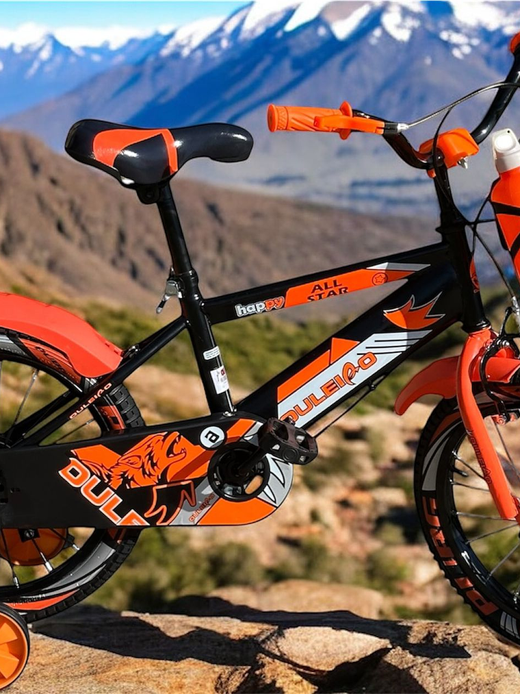 Bicicleta Aro 16 Infantil, Bicicleta naranja 3