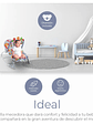 Silla Mecedora Para Bebé Ibaby Infant To Toddler Rocker GRIS - Miniatura 2