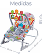 Silla Mecedora Para Bebé Ibaby Infant To Toddler Rocker GRIS - Miniatura 3