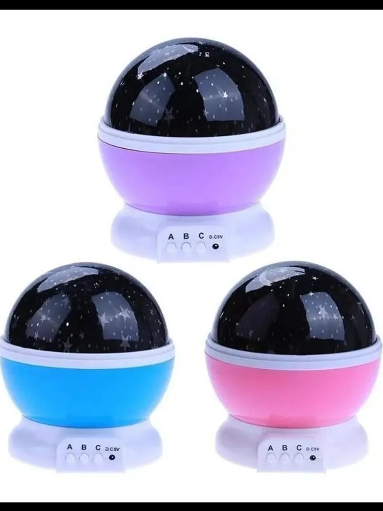 Proyector Lampara Luz Led Cielo Estrellas Espanta Cuco Niños Color Blanco As Described 1
