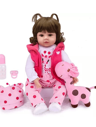Bebé Reborn Muñecas Realista Reborn Silicona 48cm