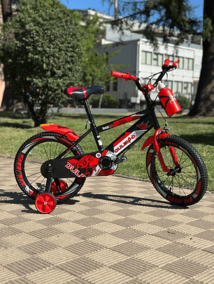 BICICLETA ARO 16, COLOR ROJO