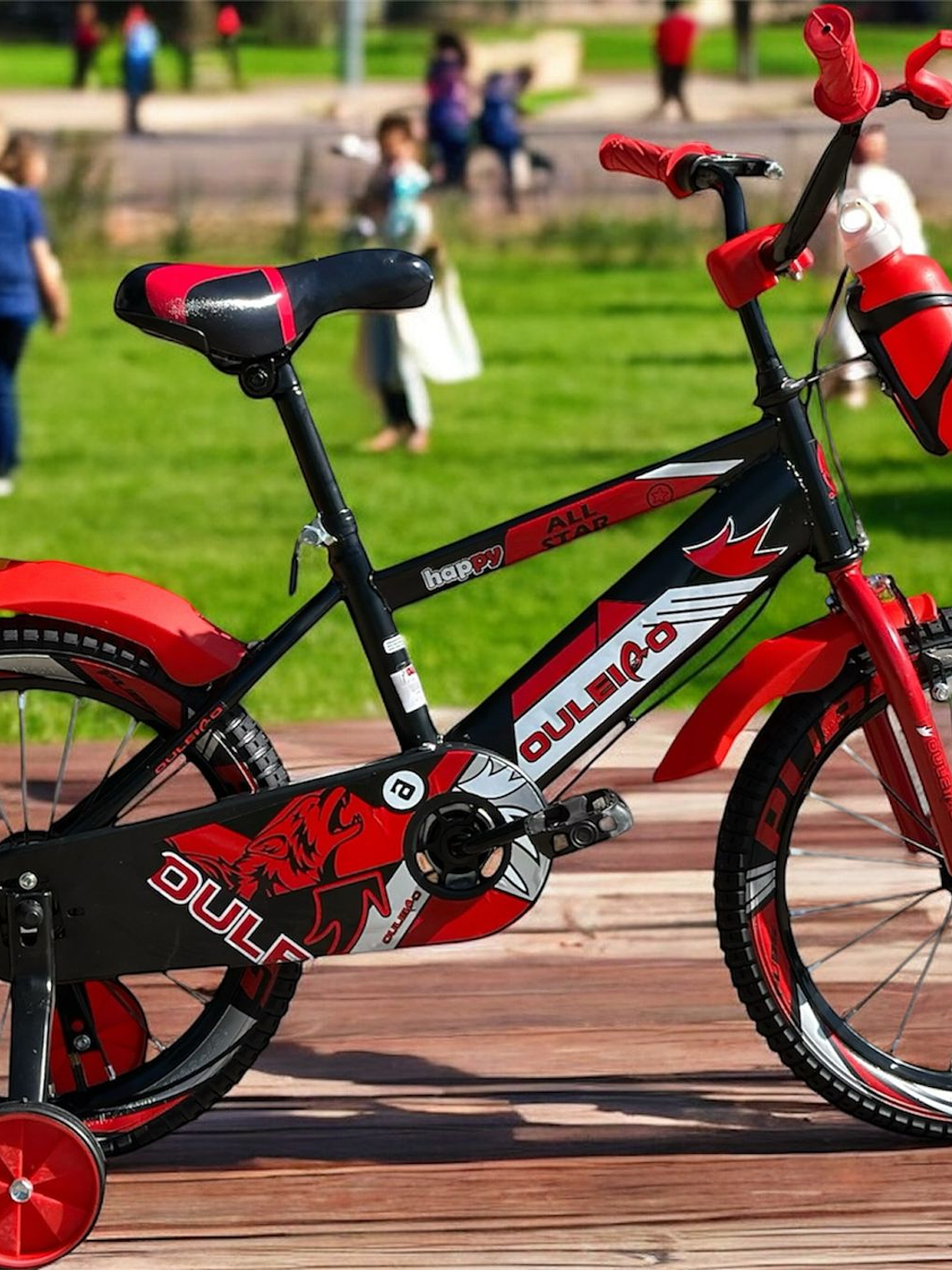 BICICLETA ARO 16, COLOR ROJO 2