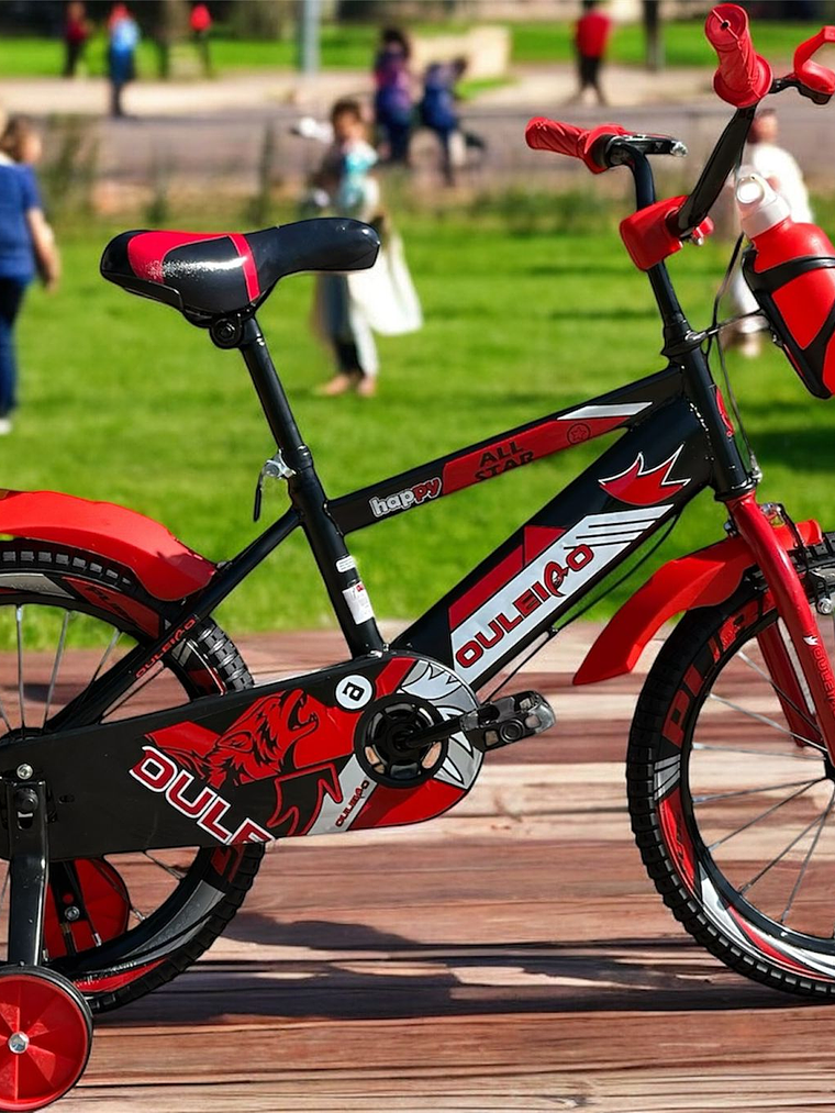 BICICLETA ARO 16, COLOR ROJO 2