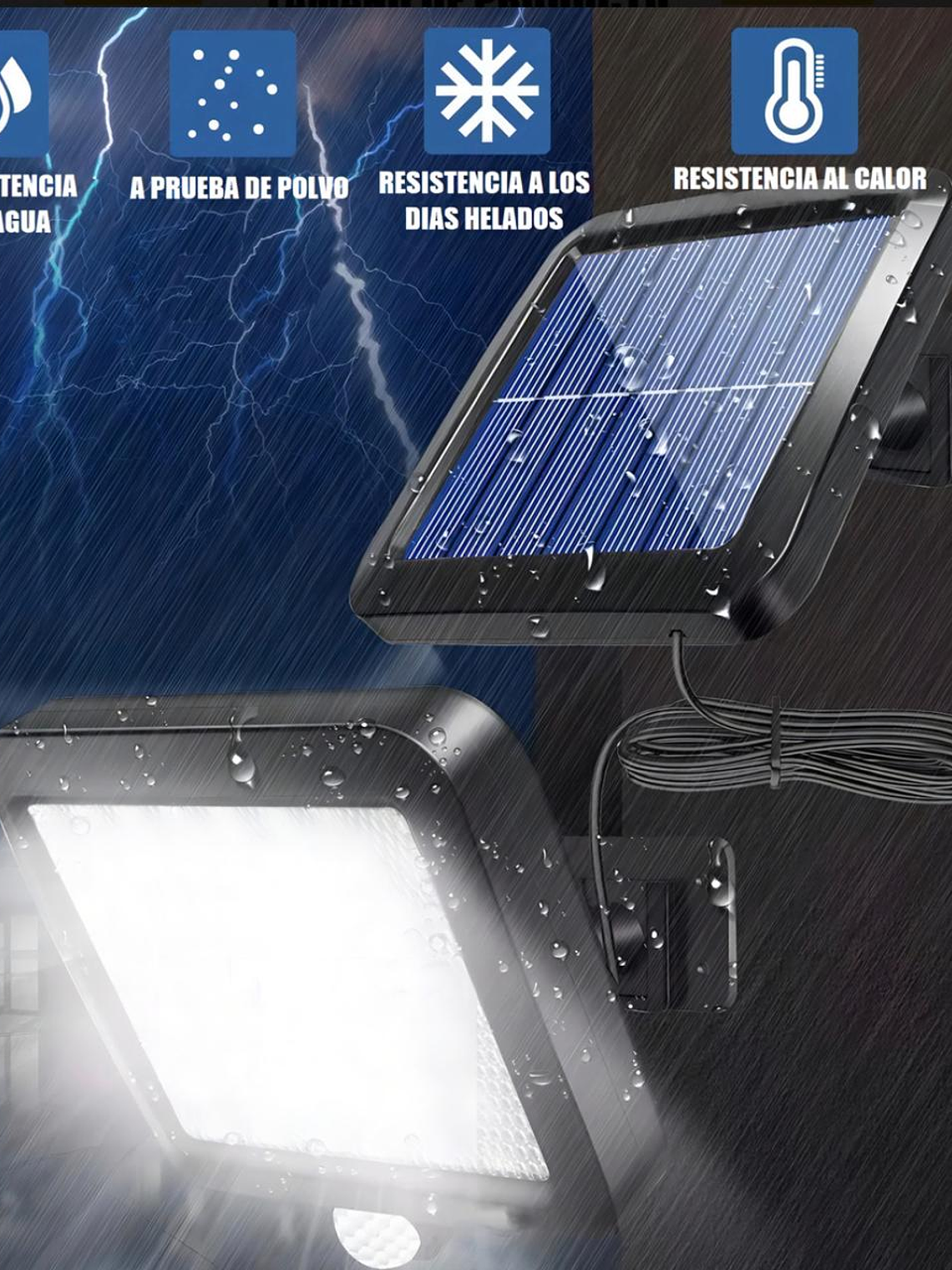 FOCO SOLAR CON SENSOR DE MOVIMIENTO 6cob 2