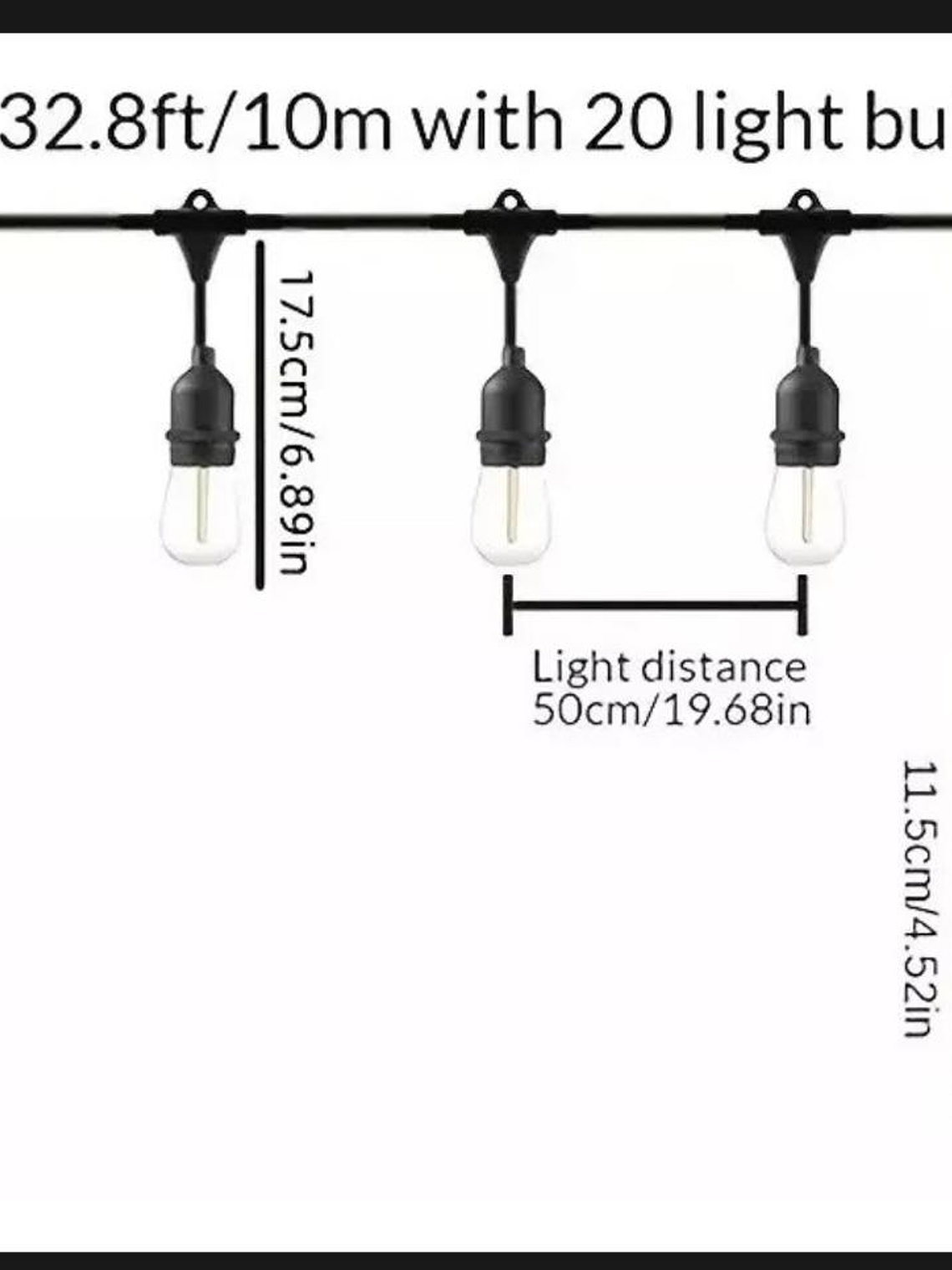 GUIRNALDA SOLAR DE 10 METROS 2