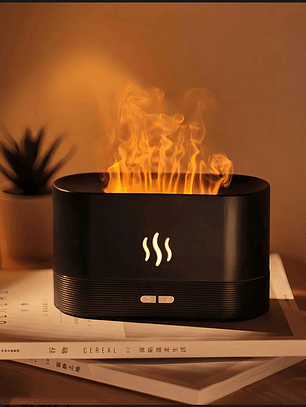 Humidificador Difusor De Aroma Efecto Flama Llama 