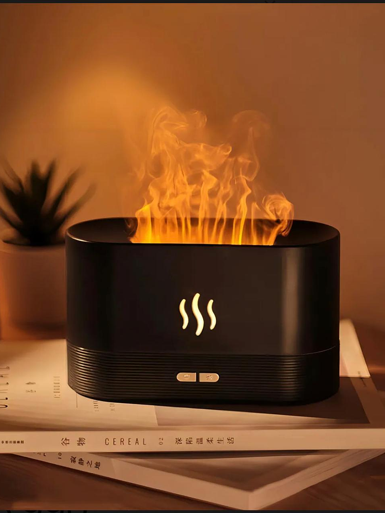 Humidificador Difusor De Aroma Efecto Flama Llama  2