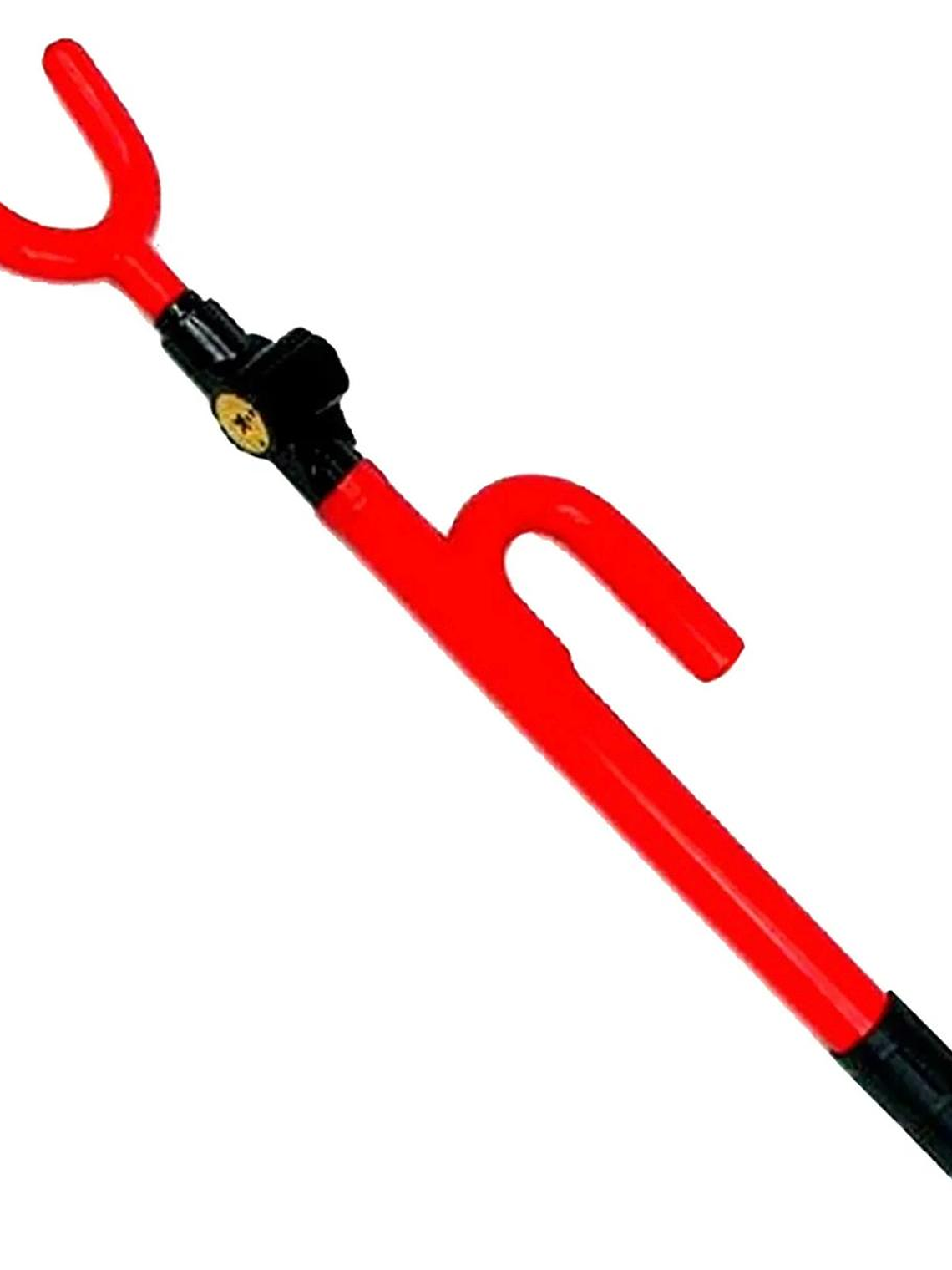 Traba Volante Antirrobo Auto + 2 Llaves rojo 1