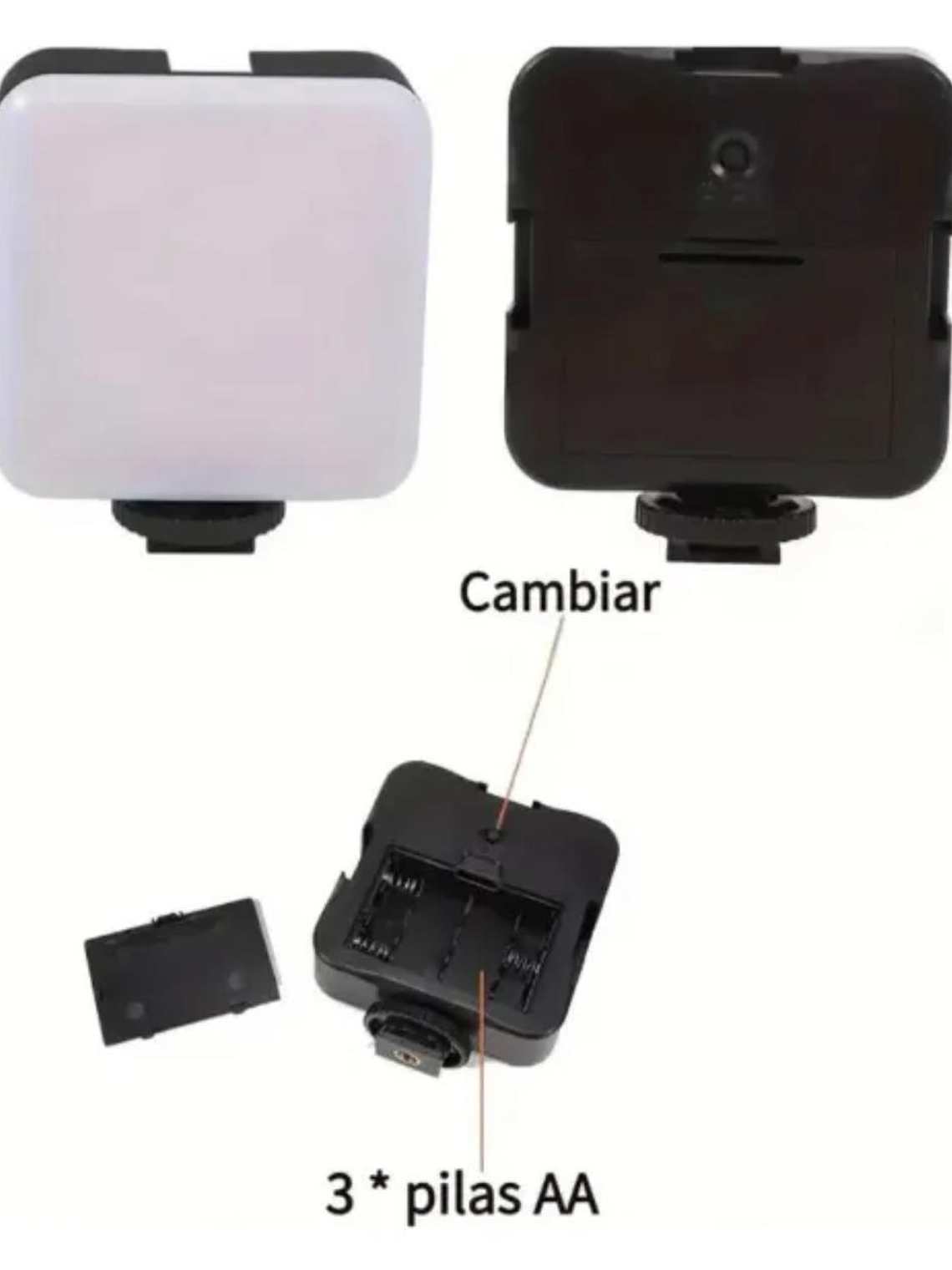 Mini Luz Led Con Clip Para Selfies Celular Tablet Laptop 3