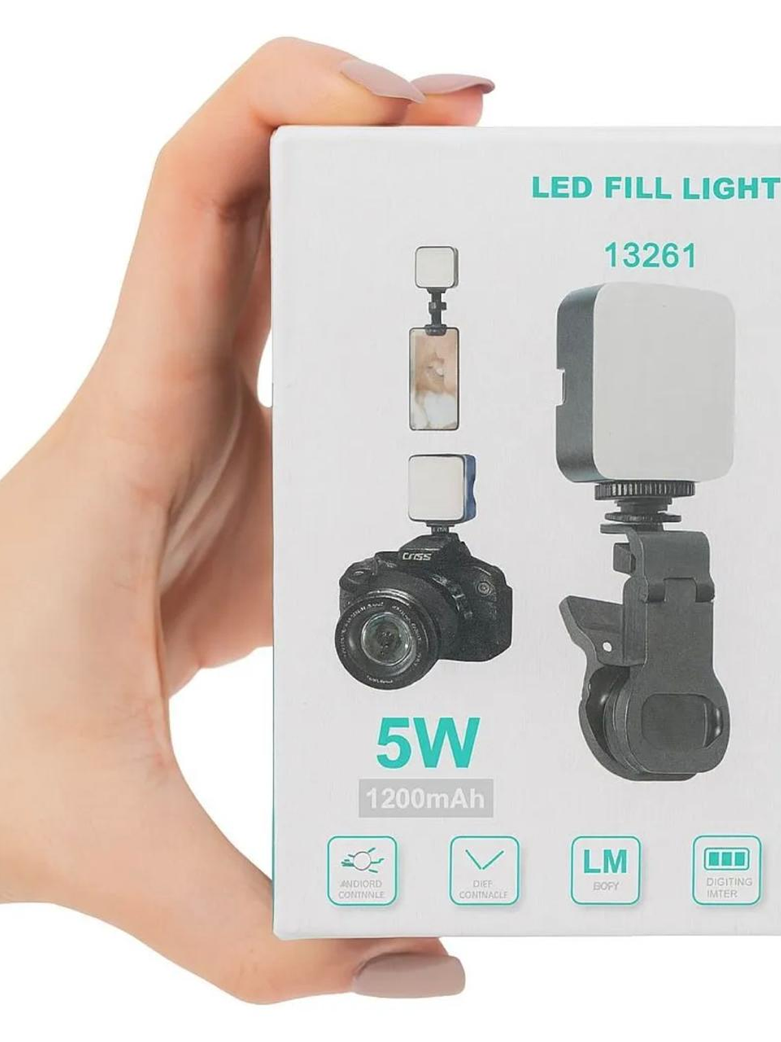 Mini Luz Led Con Clip Para Selfies Celular Tablet Laptop 4