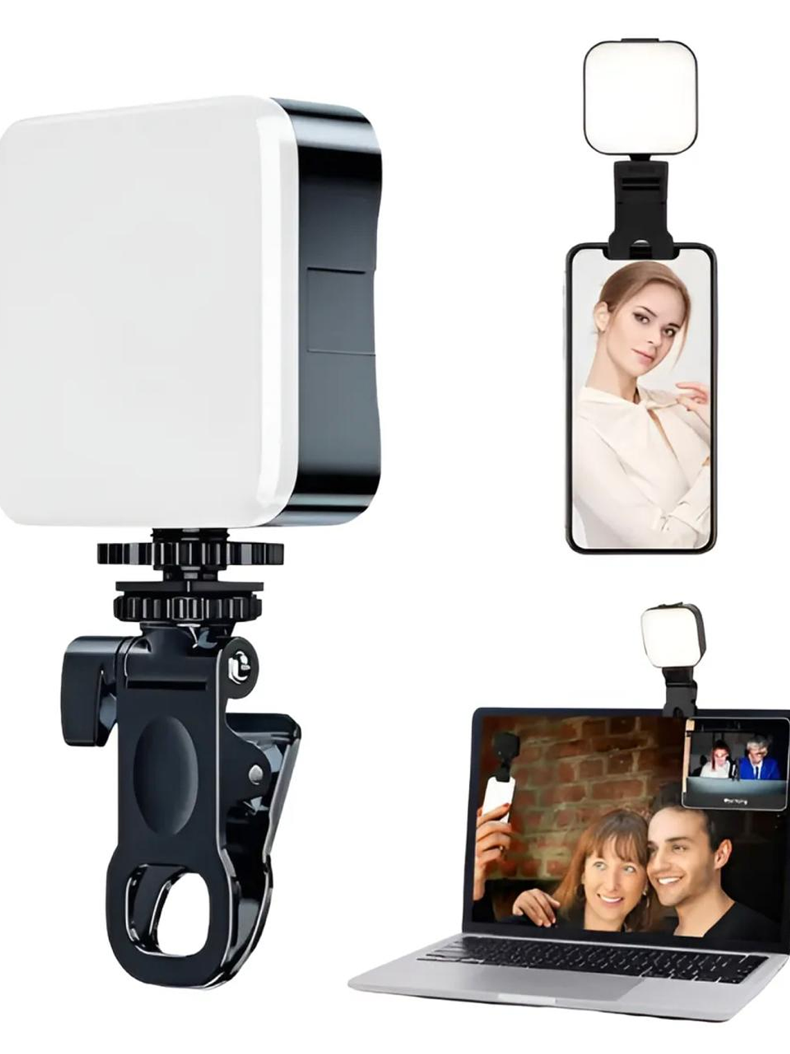 Mini Luz Led Con Clip Para Selfies Celular Tablet Laptop 5