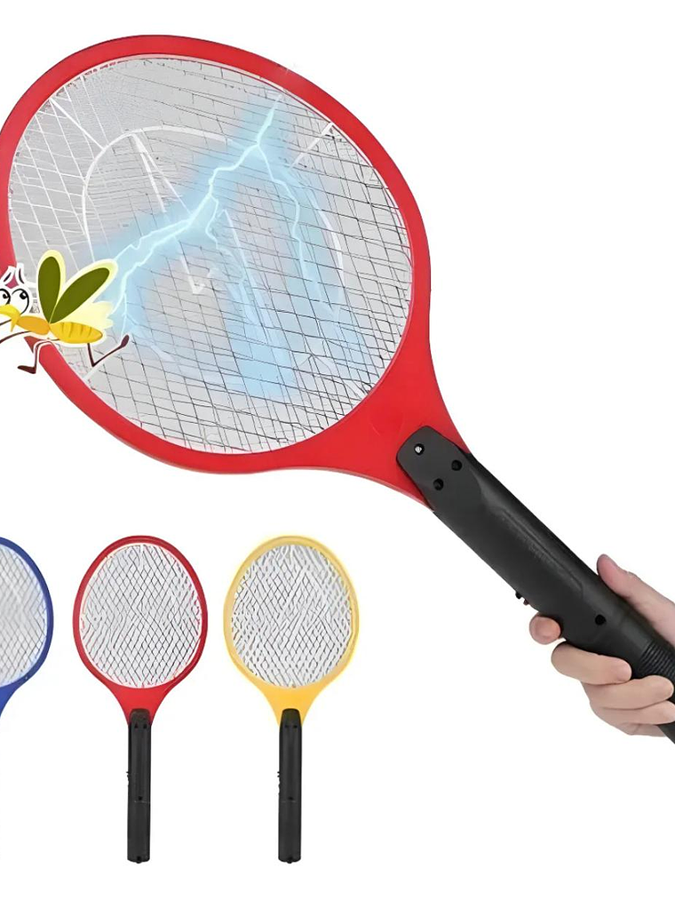 Raqueta Paleta Mata Mosquitos Moscas Recargable  1
