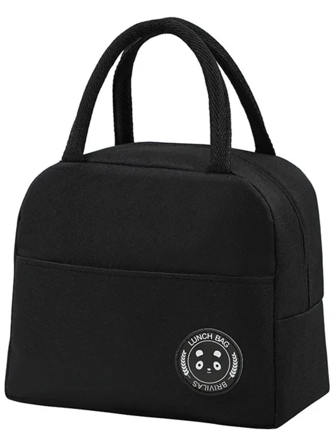 Lonchera Bolsa Lunch Térmica Colación Almuerzo NEGRO 1