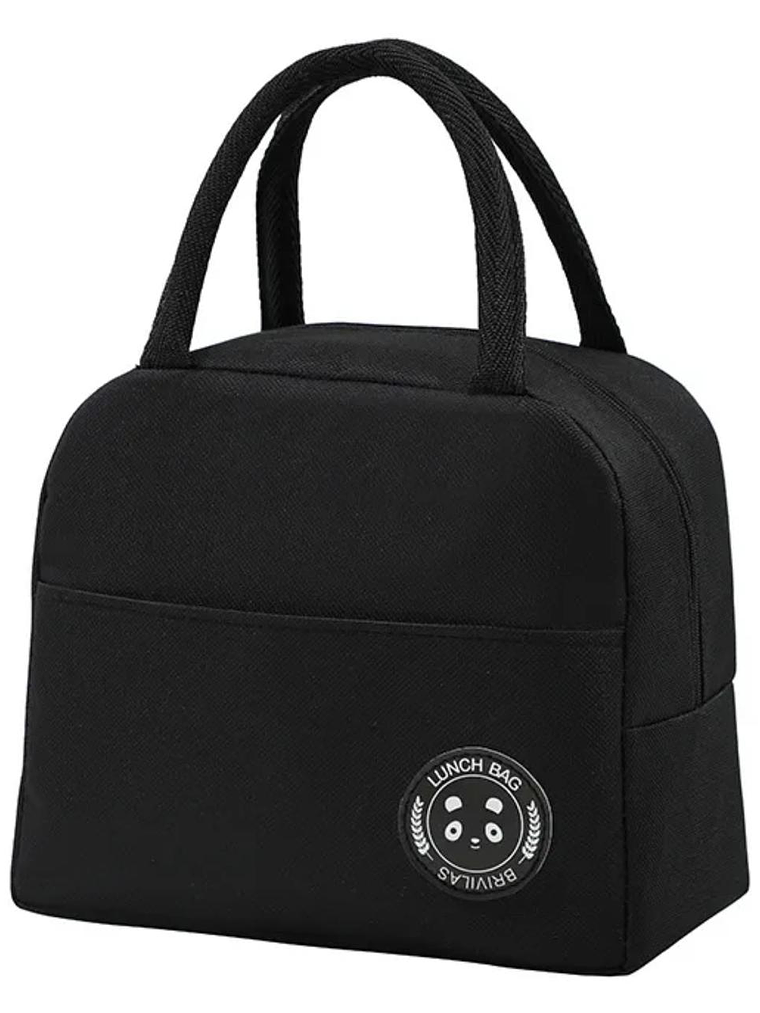 Lonchera Bolsa Lunch Térmica Colación Almuerzo NEGRO 1